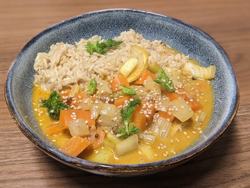 Fenchel Karotten Curry